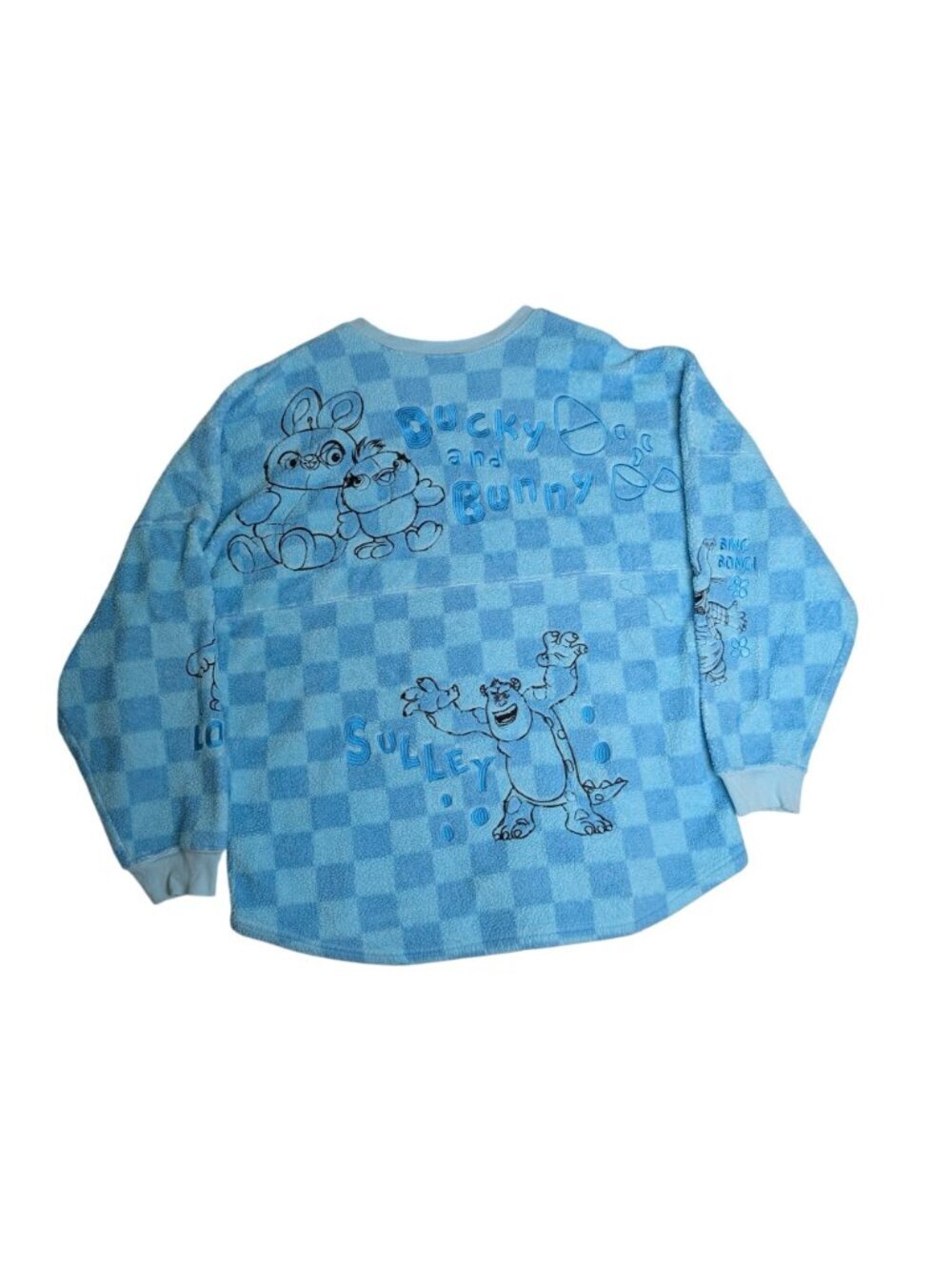 Disney Parks Pixar Fluffy Spirit Jersey Blue Lotso Sulley Ducky Bunny XXL - Picture 13 of 13